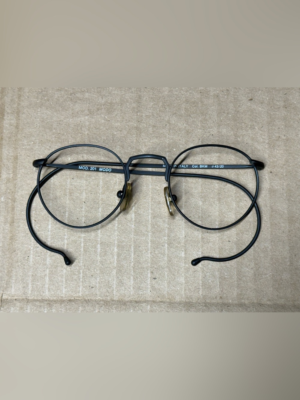 MODO 201 Col. BKM Eyeglass Frames (Made in Italy)
